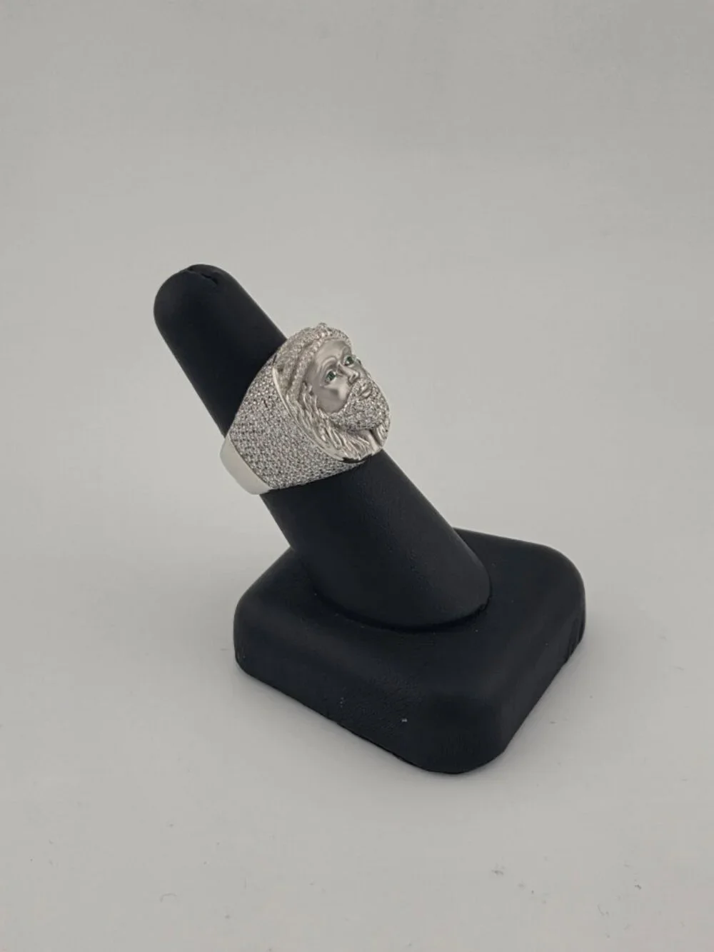 Brand New Sterling Silver 925 Jesus Face Ring